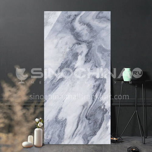 Simple and modern full-body marble living room TV background wall wall tiles-WLKZFB-W 800*1600mm